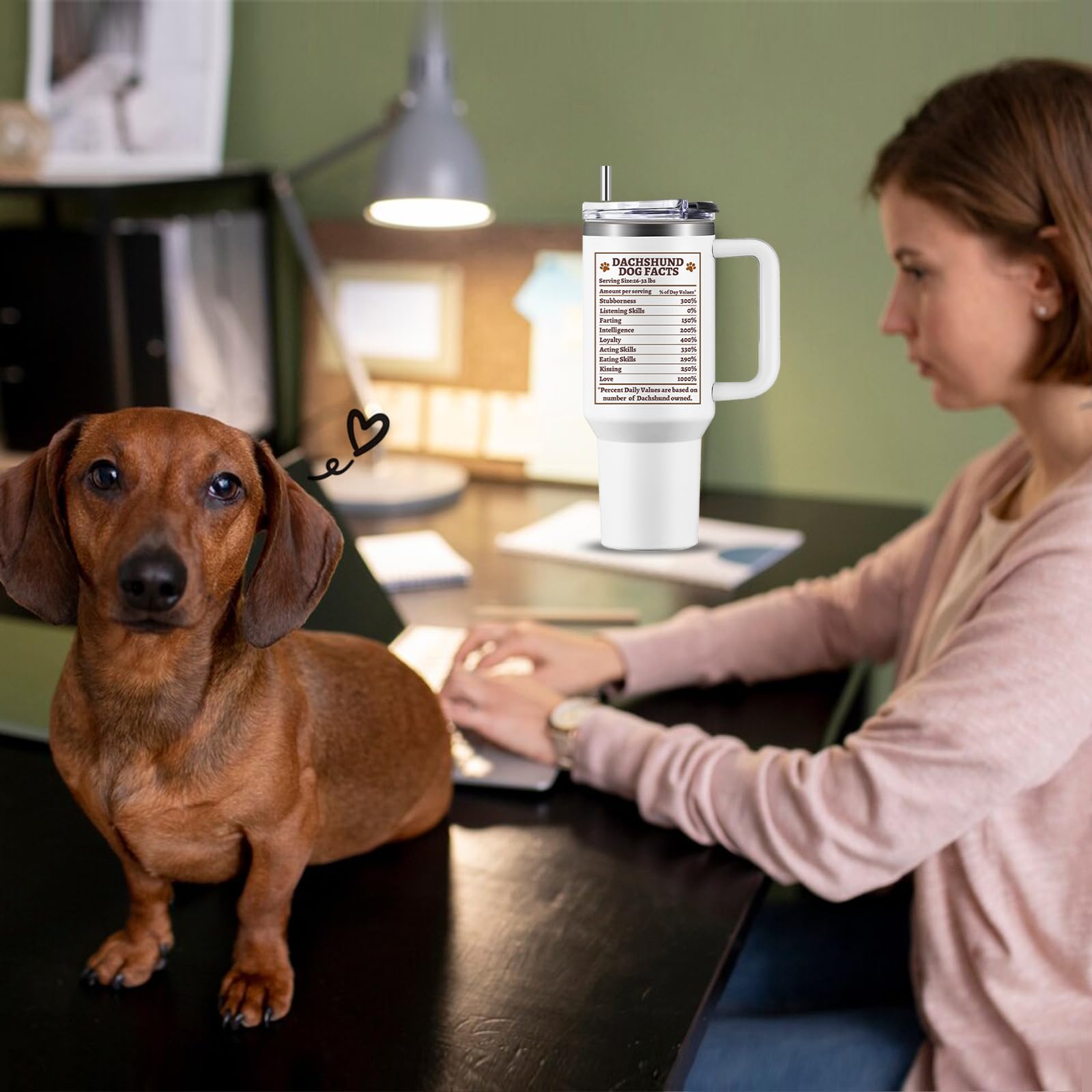 Regalo para mamá amante de perros dachshund, práctico y bonito.