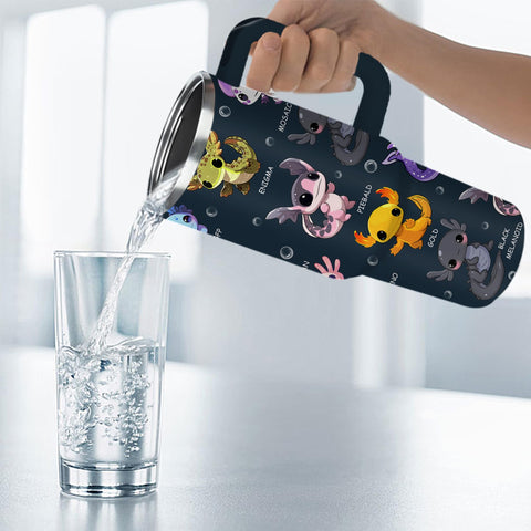 NIAXAUYT Taza con mango ergonómico para llevar sin esfuerzo