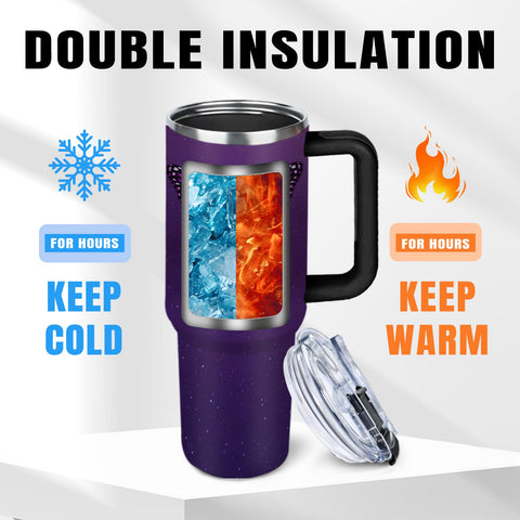 NIAXAUYT tumbler doble aislamiento mantiene la temperatura.
