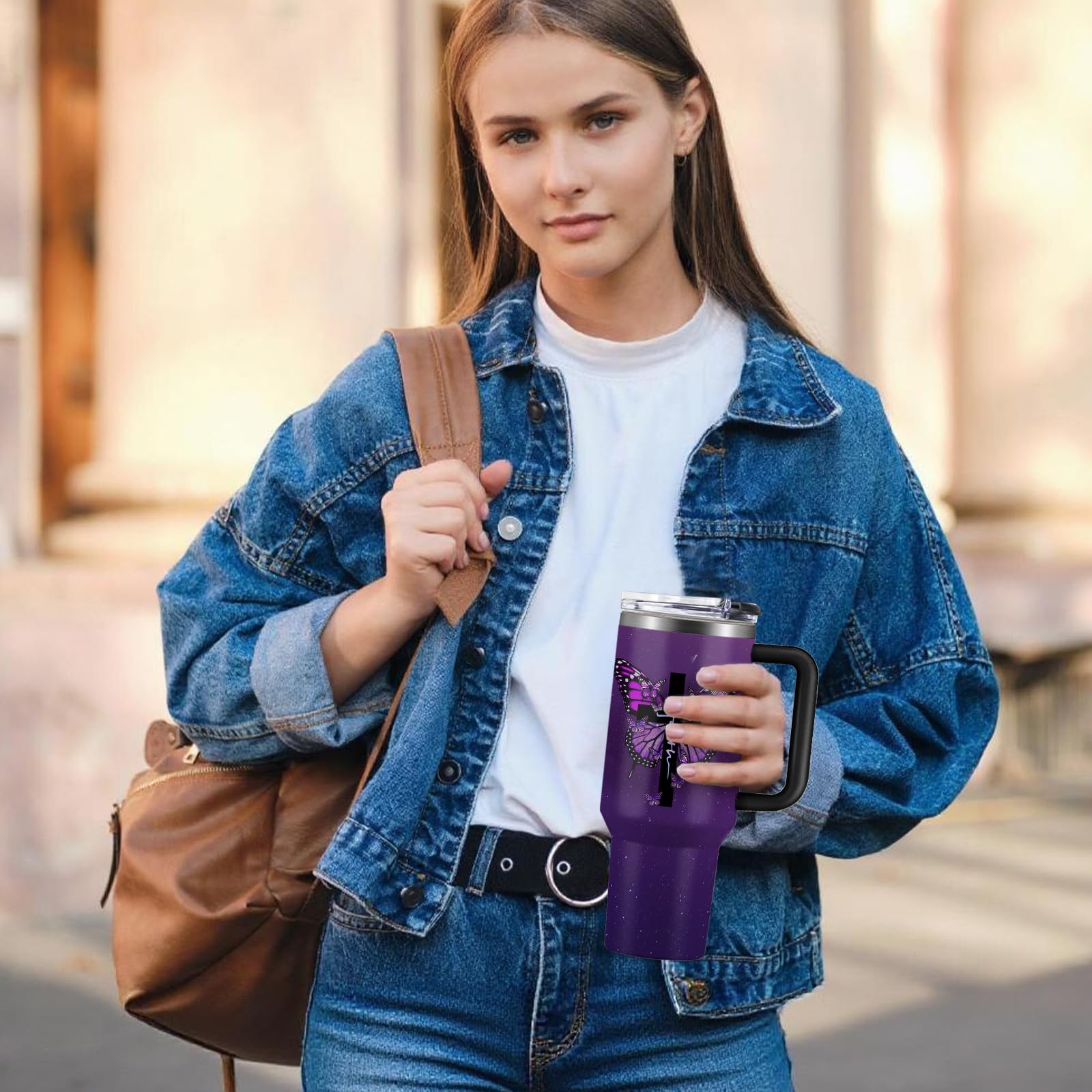 NIAXAUYT tumbler pajilla curva para beber sin esfuerzo.