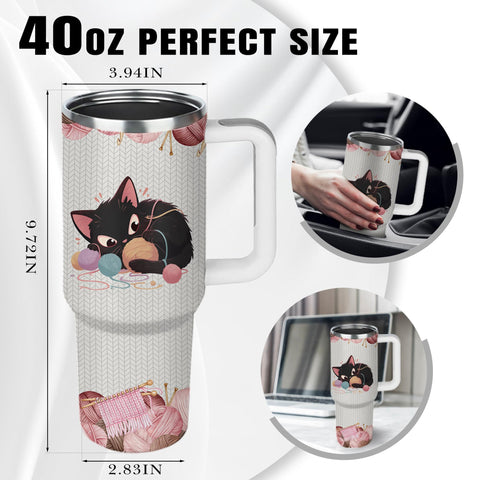 NIAXAUYT uso diario de crochet vaso para café o té