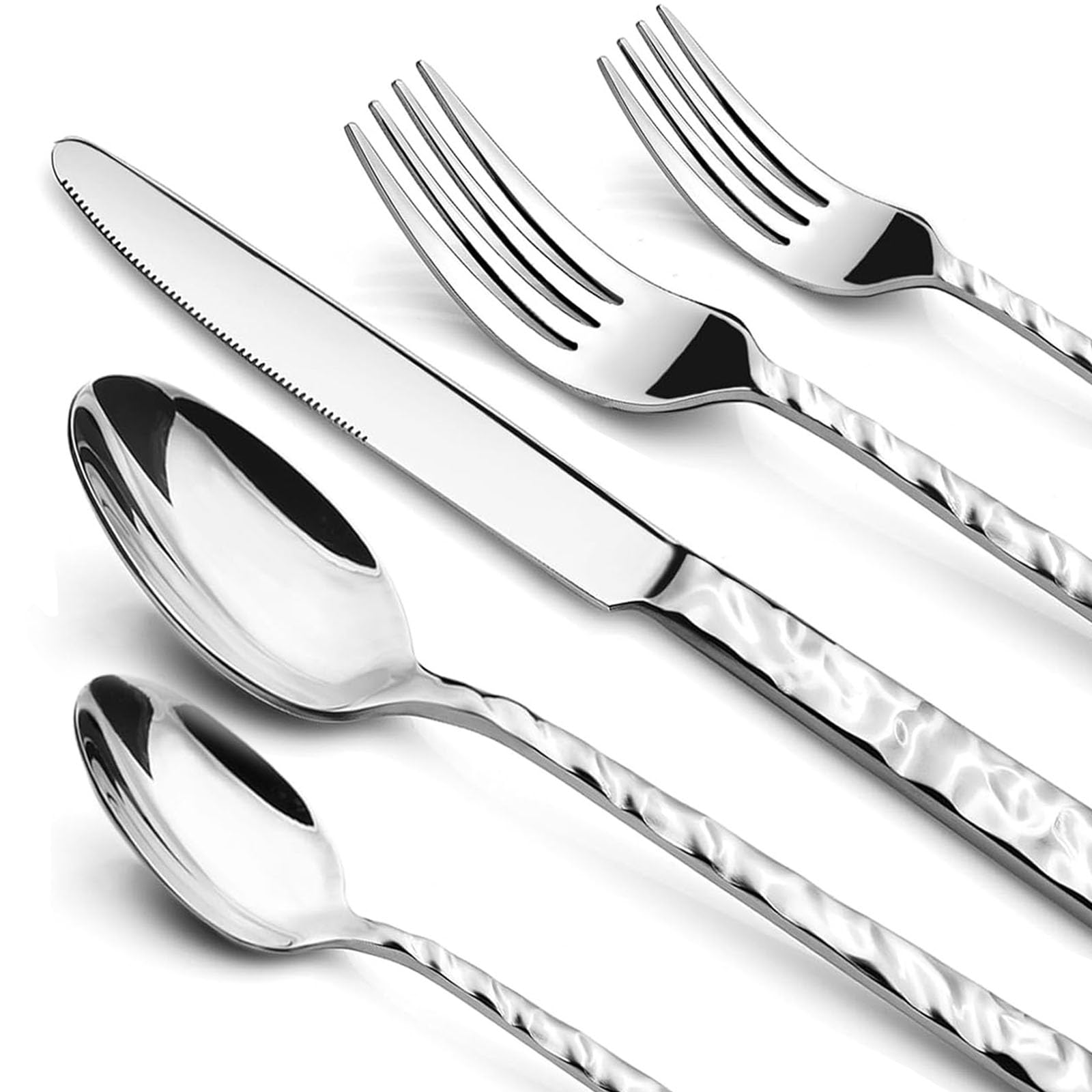 Nice Kitchen: juego de cubiertos 40 piezas para 8, ideal para uso diario.
