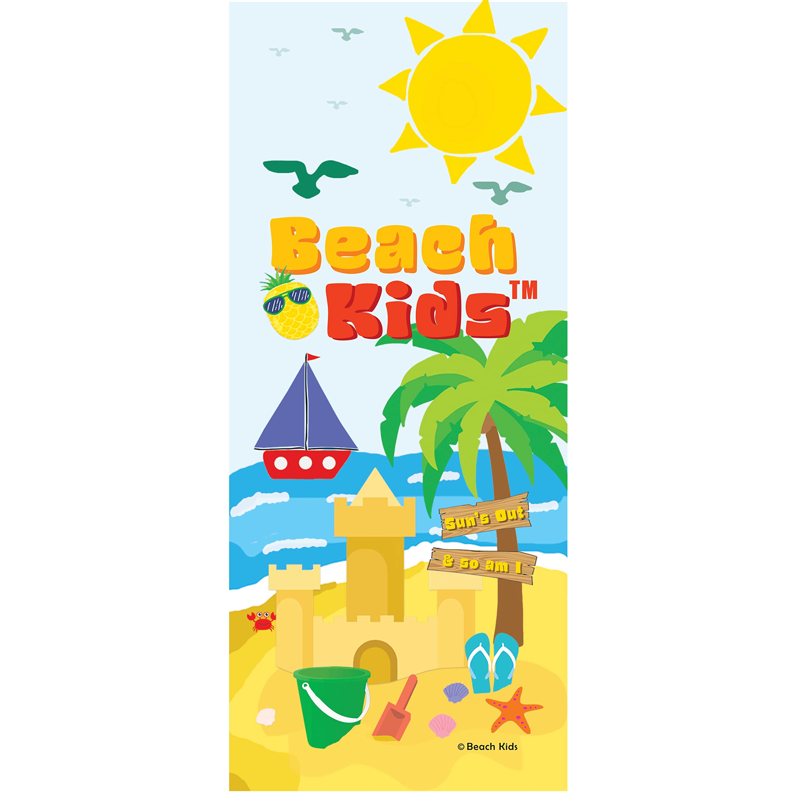 Colgante de puerta Beach Kids con Spongebob, ideal para decorar habitaciones.