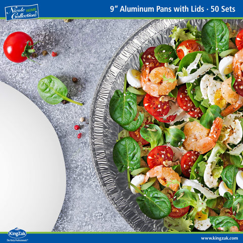 Nicole Home Collection: pan aluminio 9 pulgadas para catering.