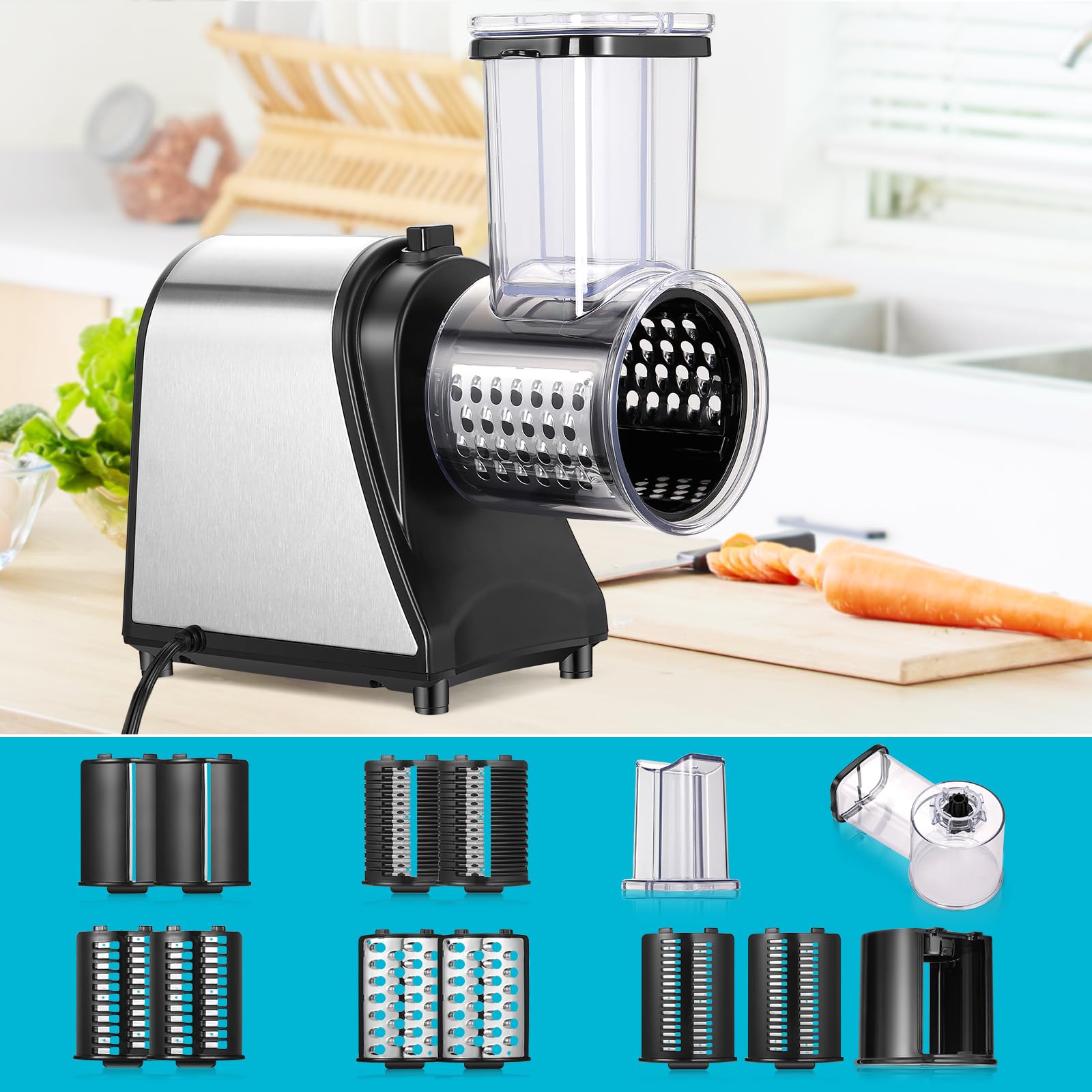 Accesorios desmontables y limpieza fácil en Nictemaw.