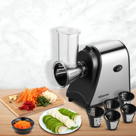 Nictemaw rallador eléctrico, diseño compacto en la encimera para cocina ordenada