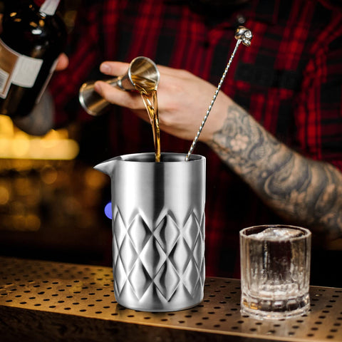 Nicunom diseño diamante ergonómico mejora el agarre al mezclar.