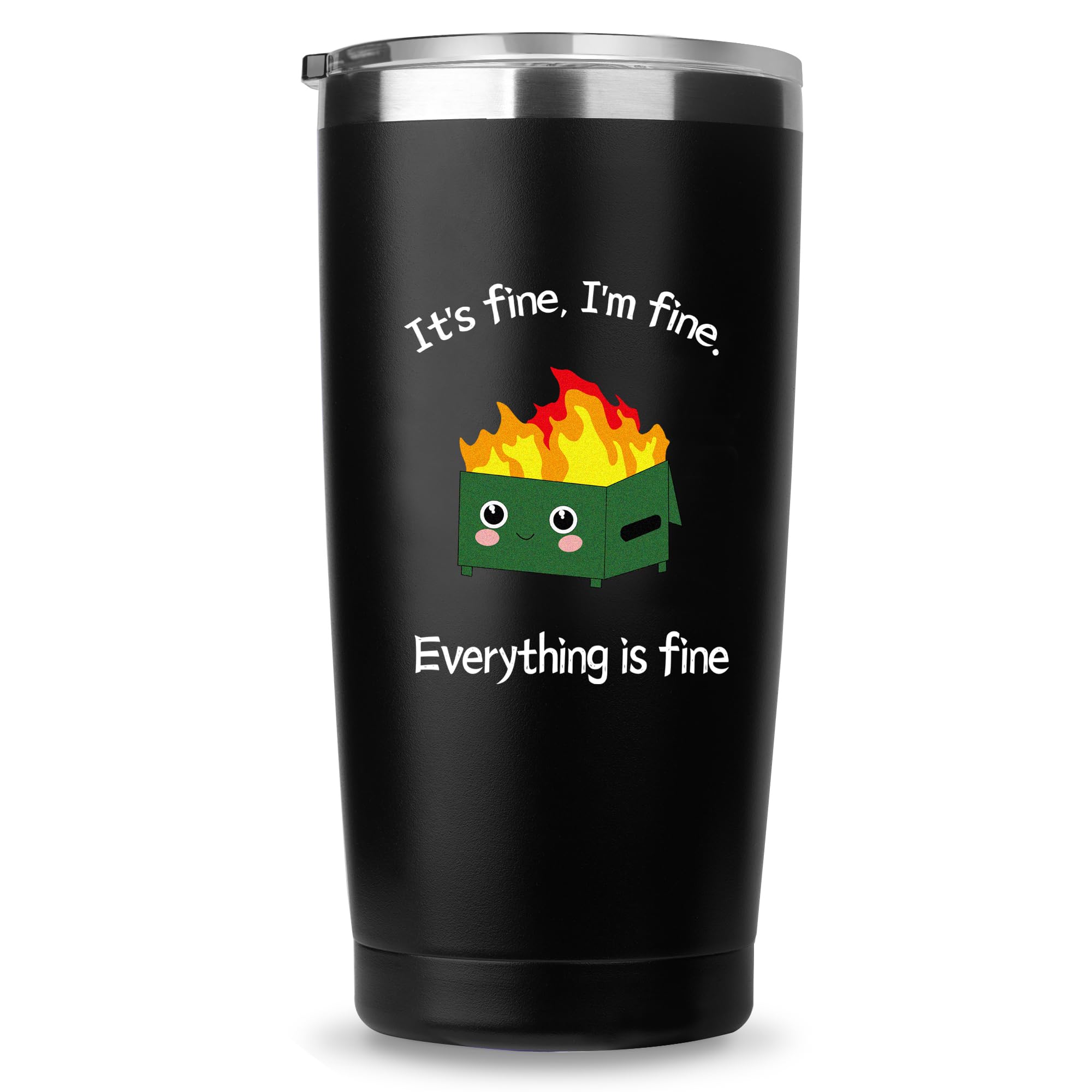 Taza térmica Niduilef 20 oz, vista frontal, para mantener bebidas a temperatura constante.