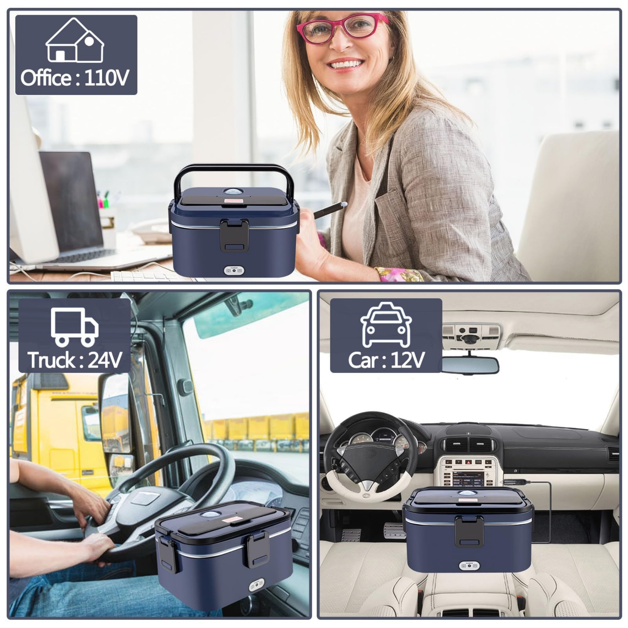 Nifogo lunchbox materiales aptos para alimentos y acero inoxidable 304