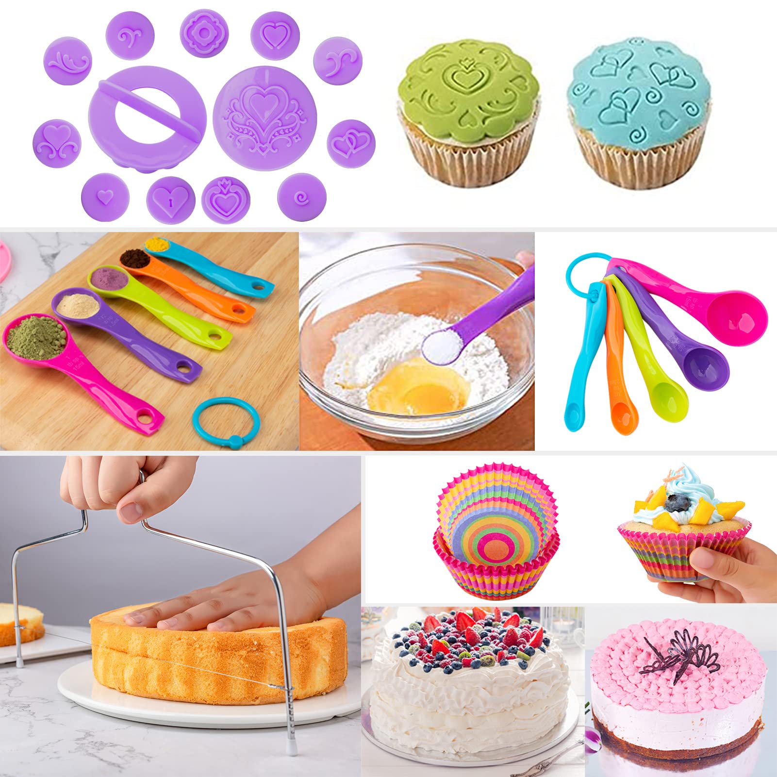 Nifogo moldes fondant y formas decorativas.