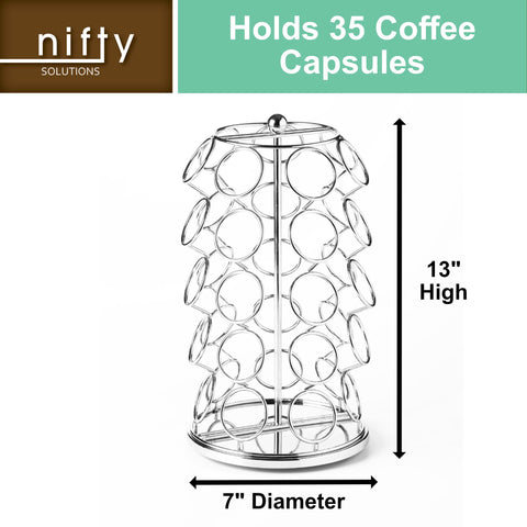 Diseño cromado moderno de Nifty Solutions para mostrador ordenado