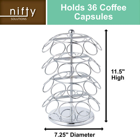 Diseño moderno en cromo de Nifty Solutions para encimera.