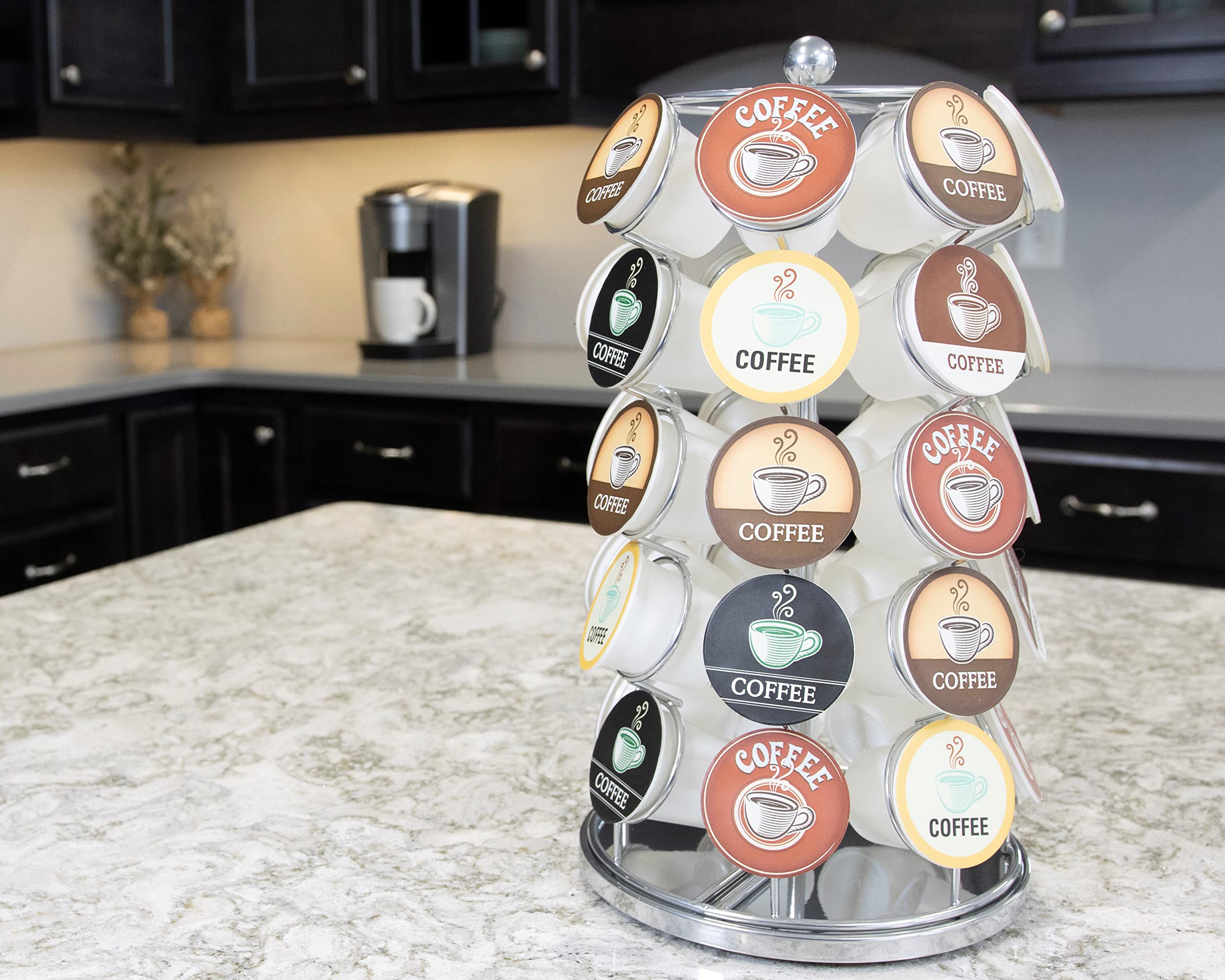 Estilo moderno para hogar u oficina con este organizador de café