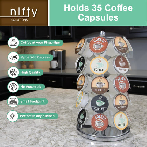 Organizador de encimacocina Nifty Solutions para mantener la encimacocina ordenada
