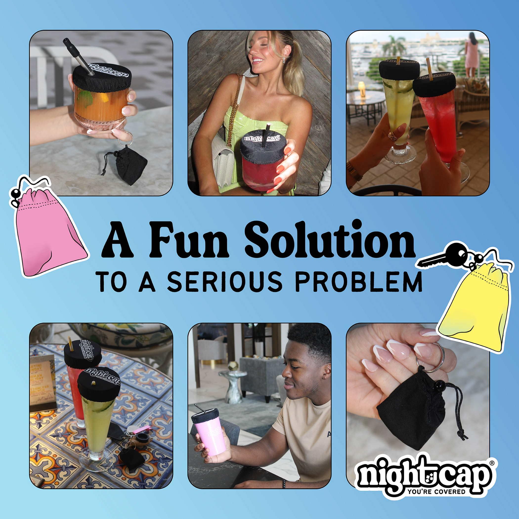 Nightcap diseño compacto para portar en cualquier lugar