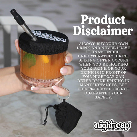 NightCap diseño compacto, accesorio para llevar en llavero.