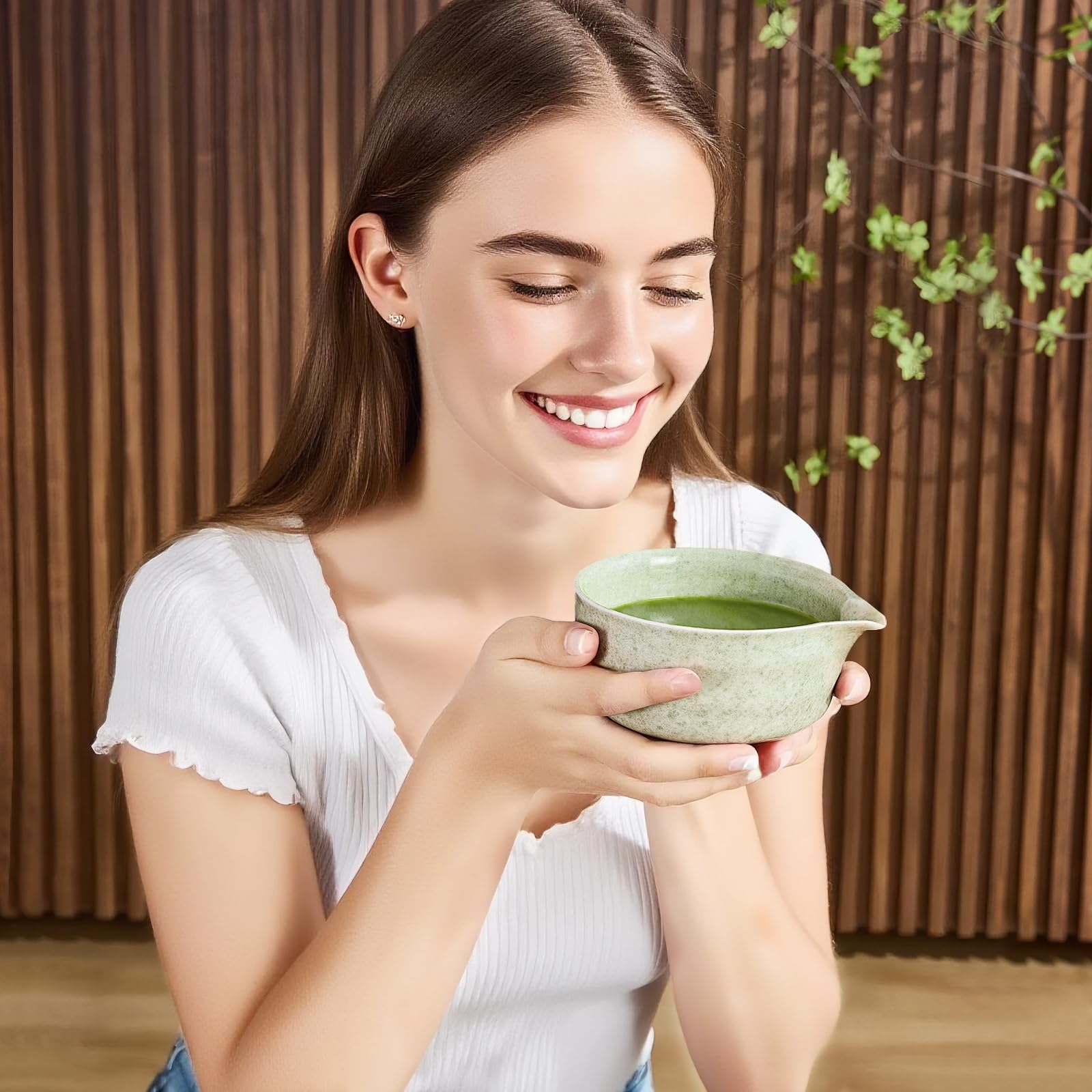 Nigwet kit de matcha en verde, perfecto para ritual diario.