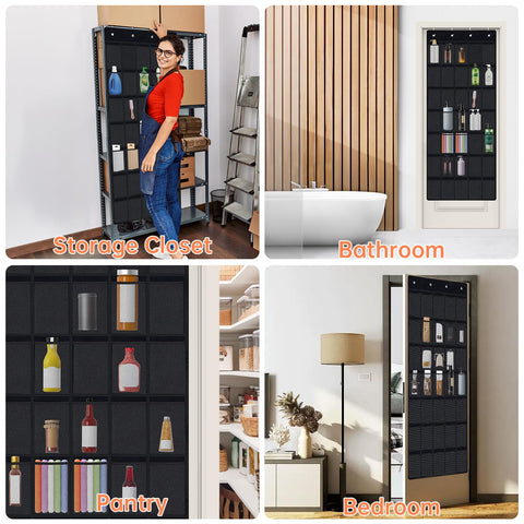 NiHome instalación versátil para puerta, pared o mueble en RV.