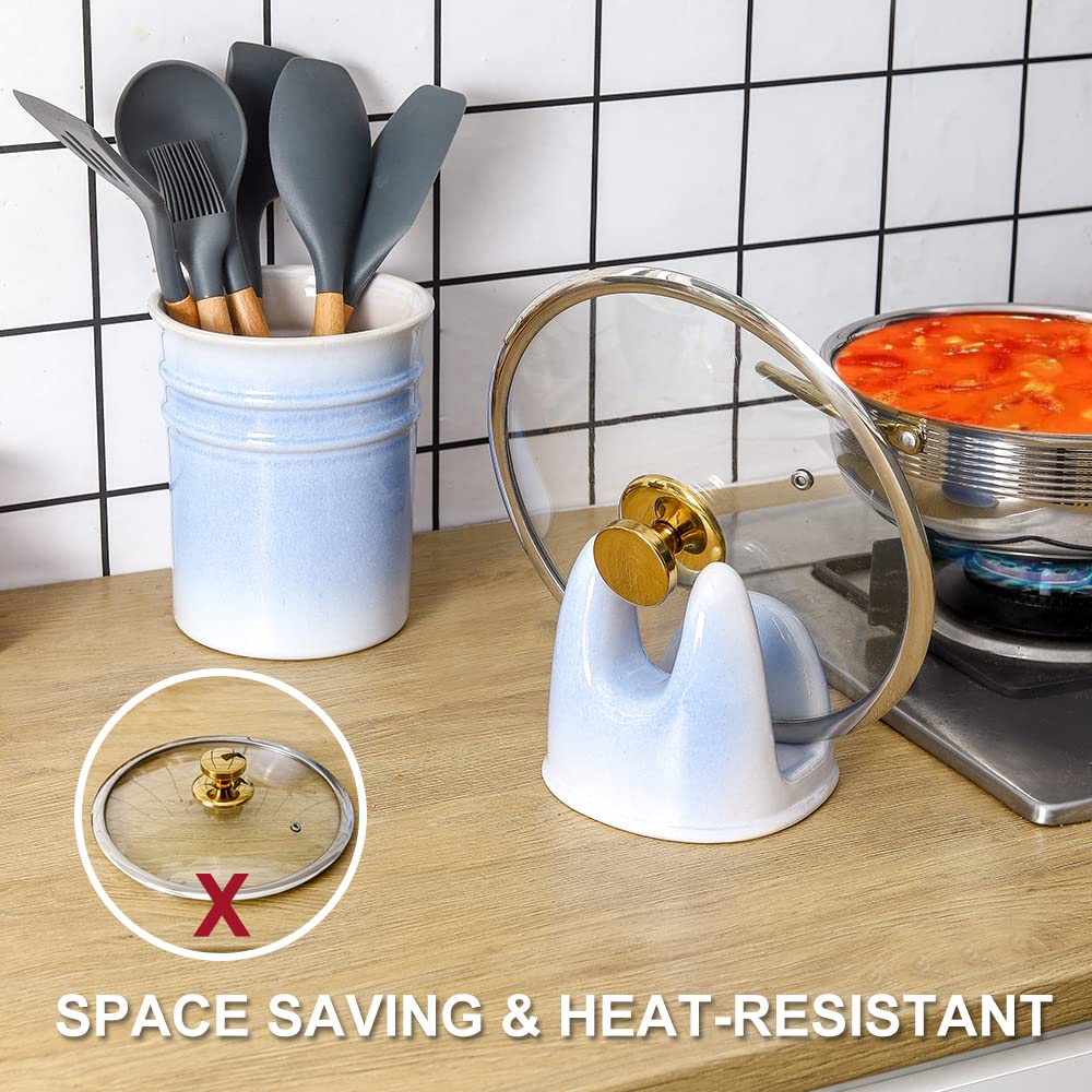 Nihow ahorro espacio cocina ceramico, encimera limpia y organizada.