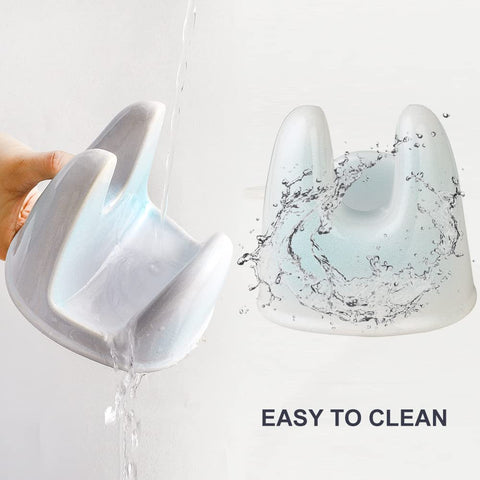 Nihow cerámica blanca y verde con diseño elegante para la encimera