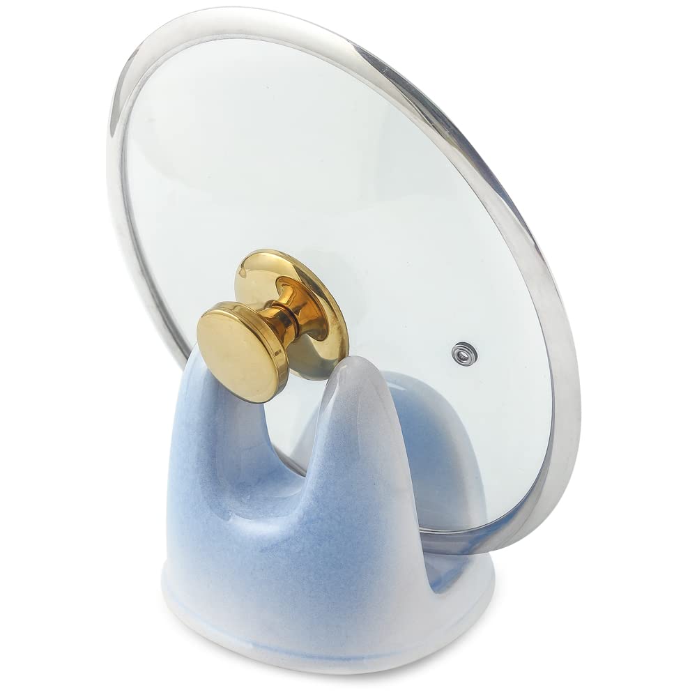 Nihow soporte tapas ceramico-estable, mantiene tapas firmes en la encimera.