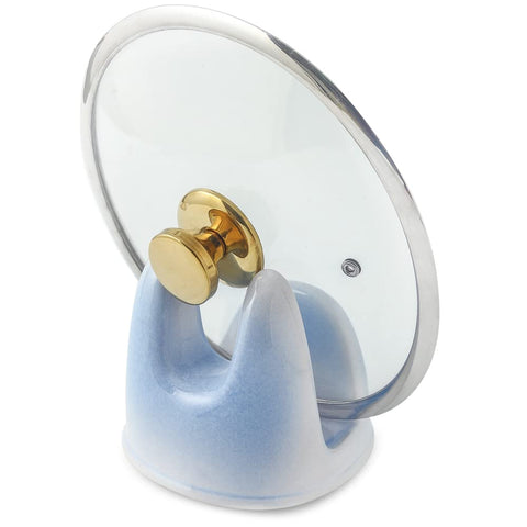 Nihow soporte tapas ceramico-estable, mantiene tapas firmes en la encimera.
