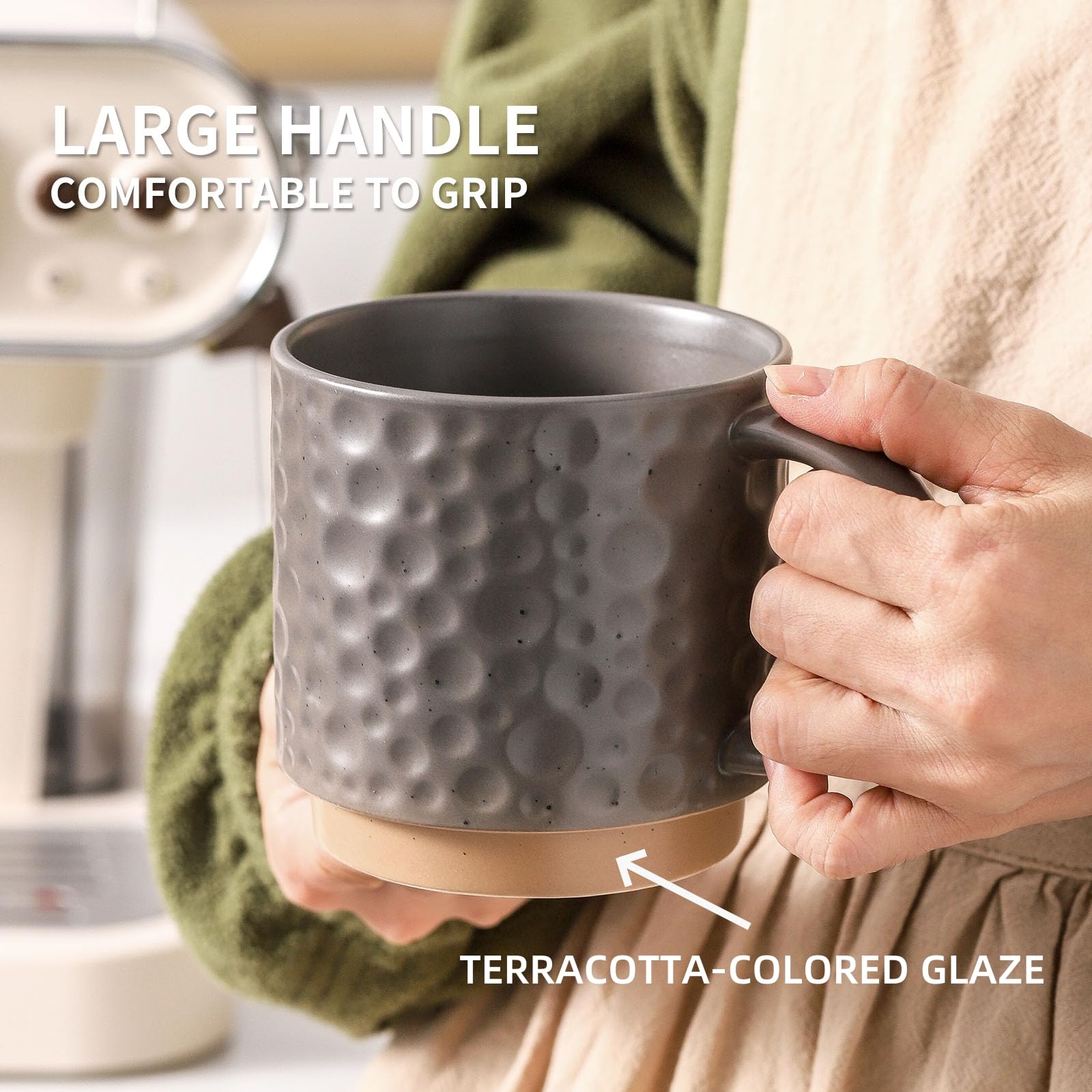 Nihow: tazas aptas para lavavajillas y microondas para uso diario