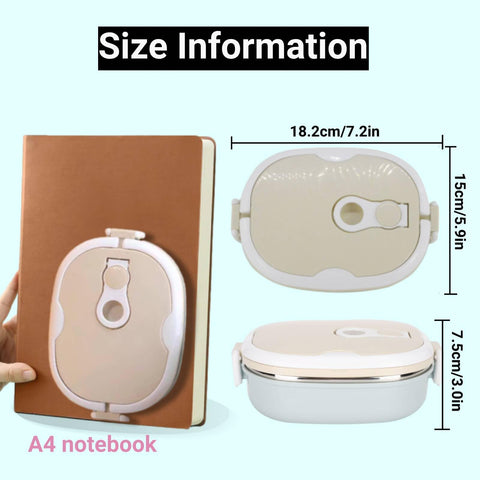 Niiyen Lunch Box 900ml con orificio de ventilación para sellado