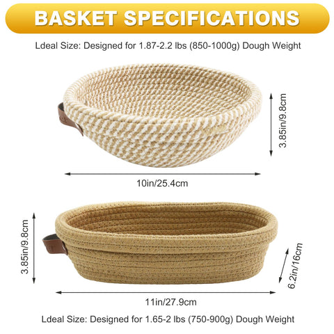 Regalo ideal para panaderos: conjunto Banneton Nikkar
