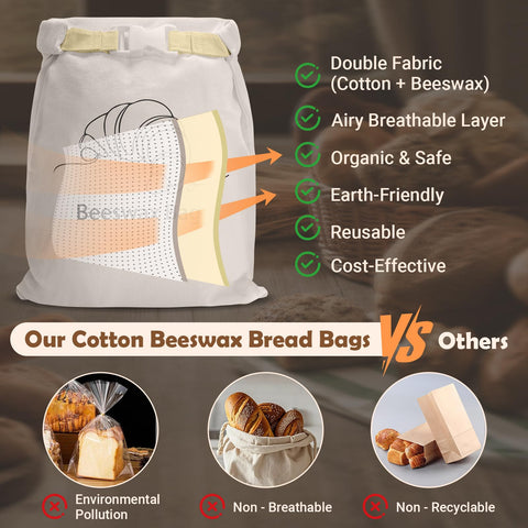 Frigorífico práctico: bolsa NIKKOUR para pan y almacenamiento