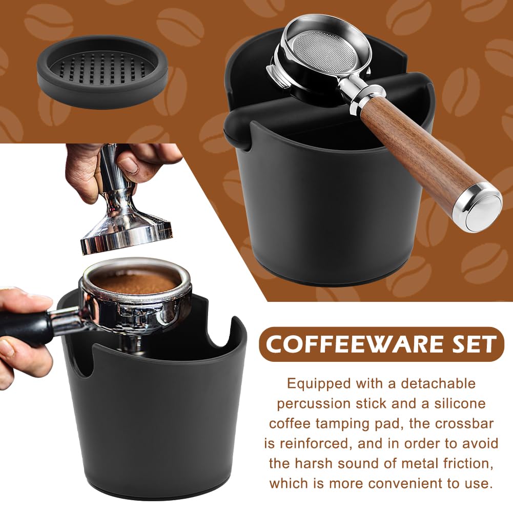 NINEFOX tamp pad silicona para espresso, resistente al calor y facilita compactar