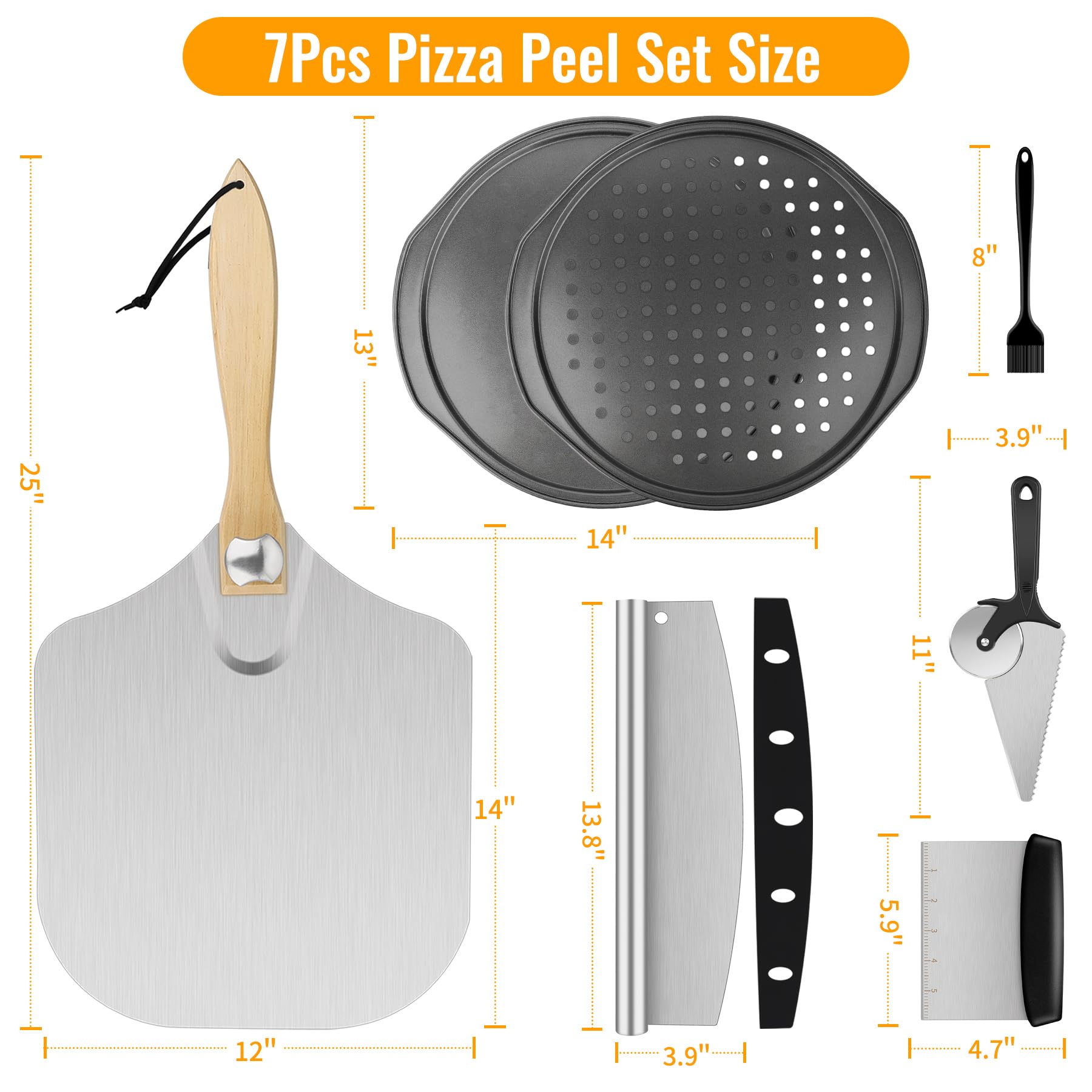 Servidor de pizza Nineigh para servir porciones con estilo.