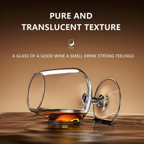 Vaso ninesung cognac-copa con aroma intenso para la cata.