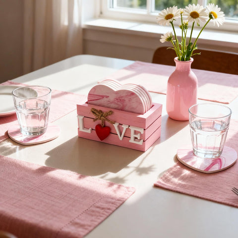 Ninivi presentacion regalo posavasos detalle romantico para la casa