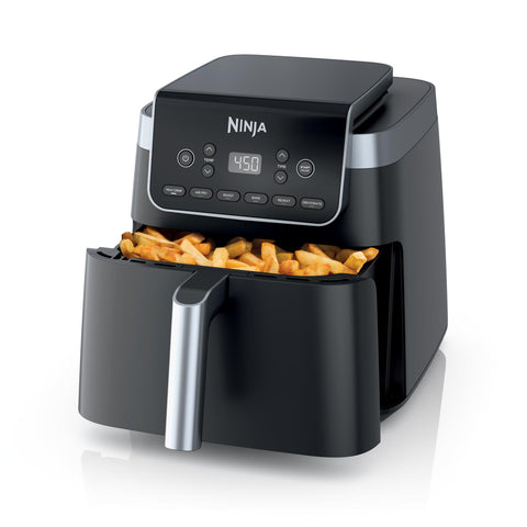 Ninja AF181, capacidad 65 cuartos, ideal para porciones grandes sin aceite.
