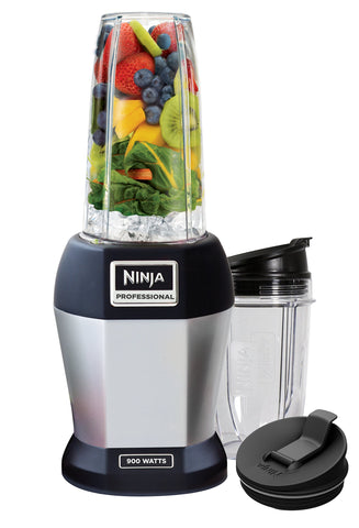 Ninja BL450C hojas extractoras para hielo y frutas enteras.