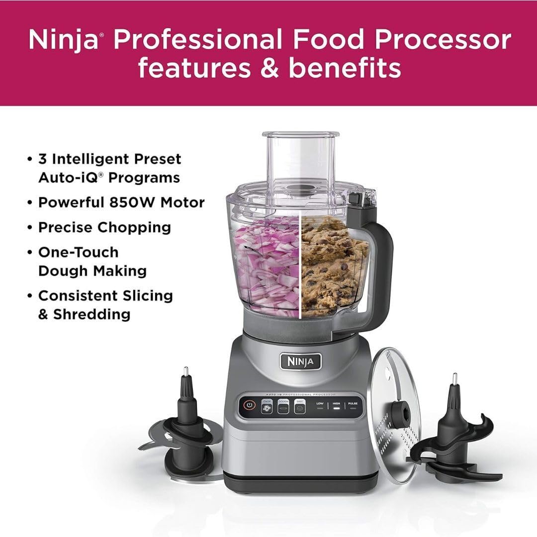 Ninja BN600: capacidad de 9 tazas ideal para encuentros y comidas familiares