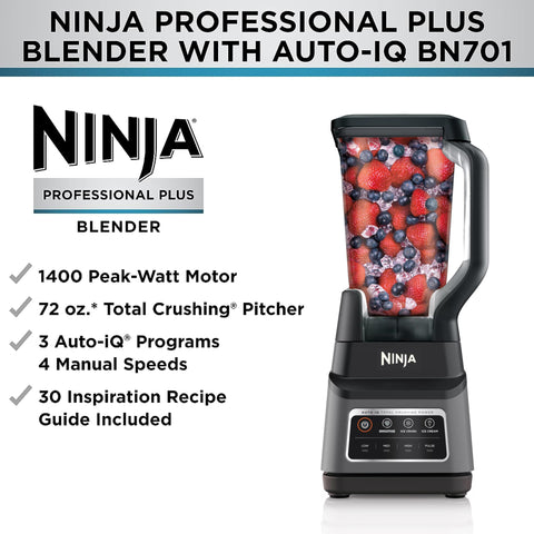 Programas Auto-iQ para smoothies, bebidas congeladas y helados con un toque.