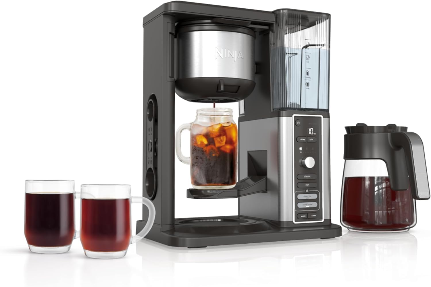 Ninja CM371: preparación de café en una taza sin cápsulas.