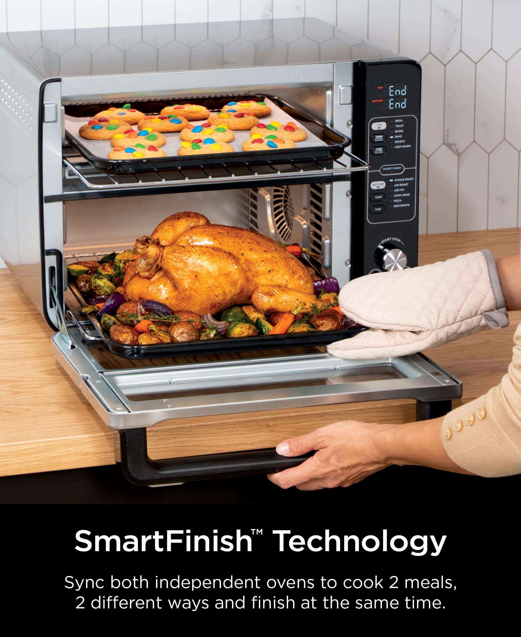 Ninja DCT401 horno superior rápido para meriendas.