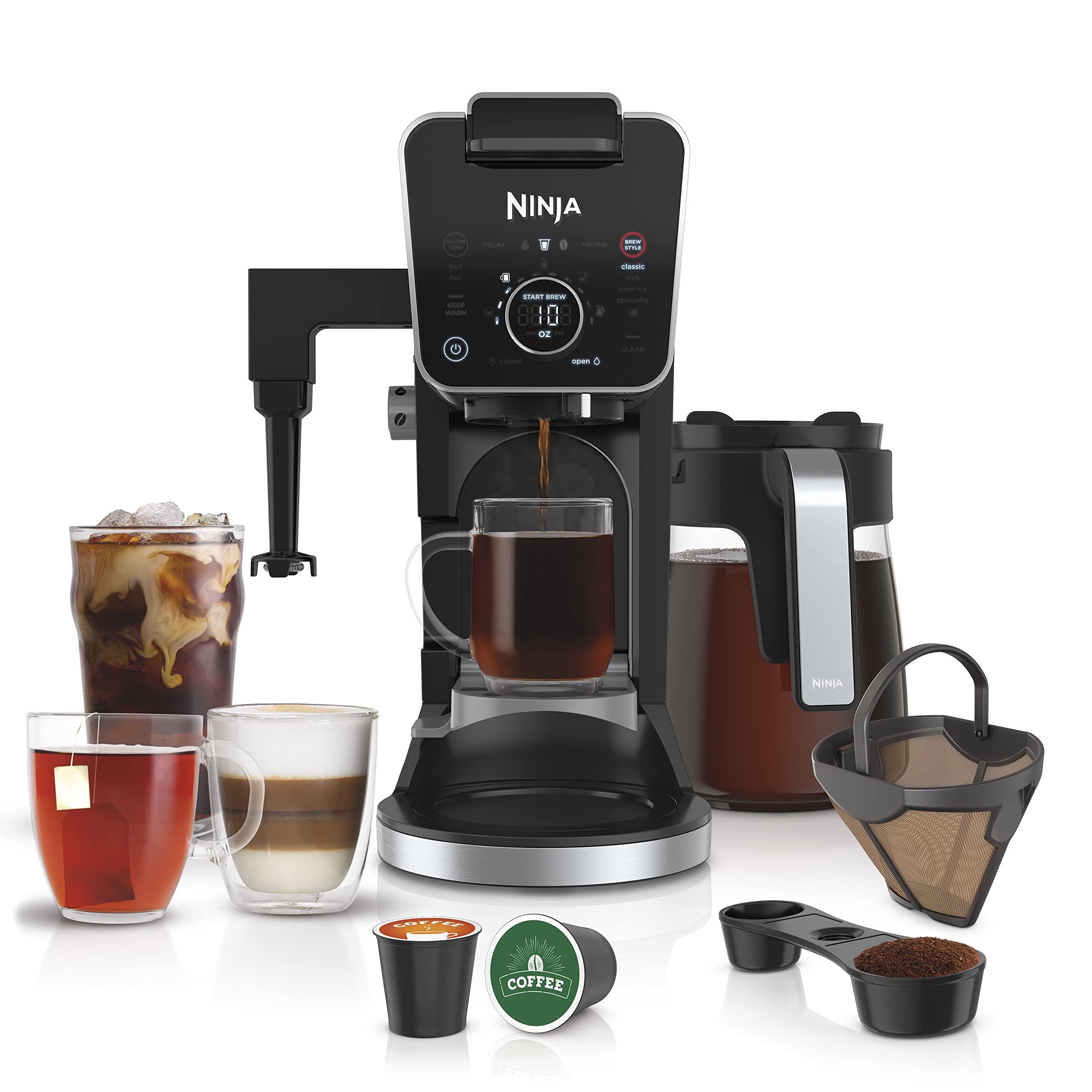 Ninja DualBrew Pro Specialty con jarra de 12 tazas para servir fácilmente