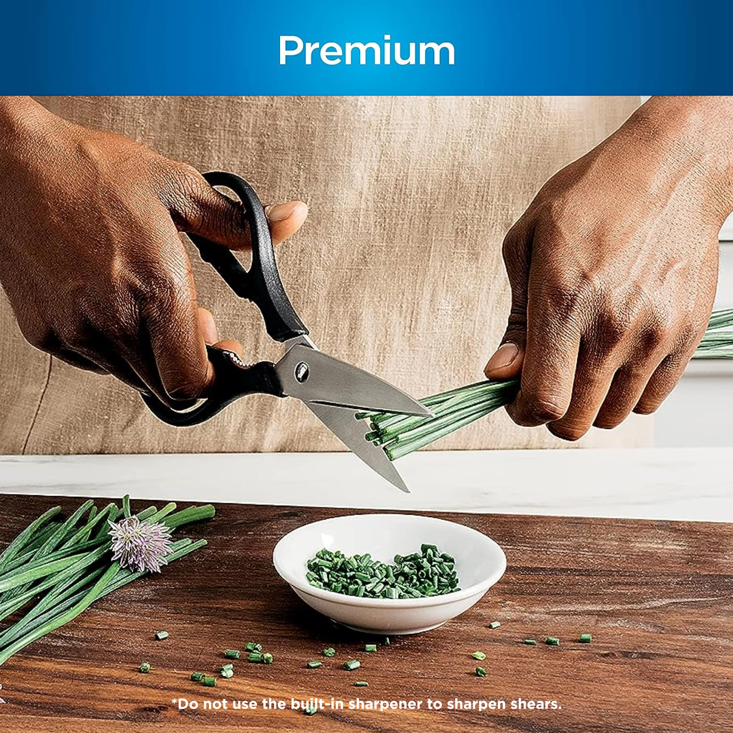 Cuchillo santoku Ninja 7 pulgadas, filo versátil para preparaciones diversas