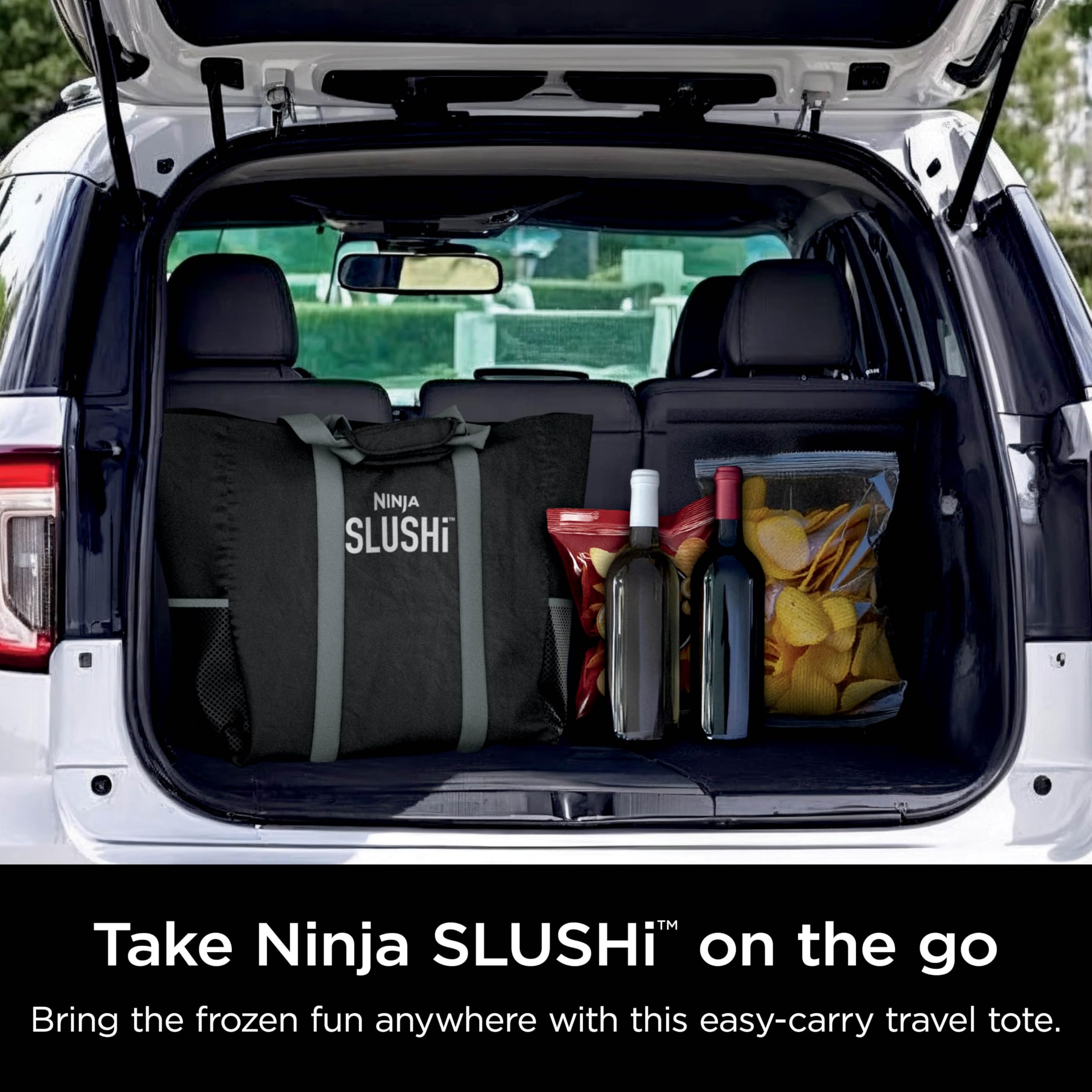 Ninja SLUSHi bolsa de viaje con compartimentos extras para botellas y copas