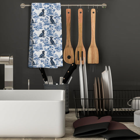 Toalla Nipil de tamaño generoso para secado y decoración en cocinas modernas.