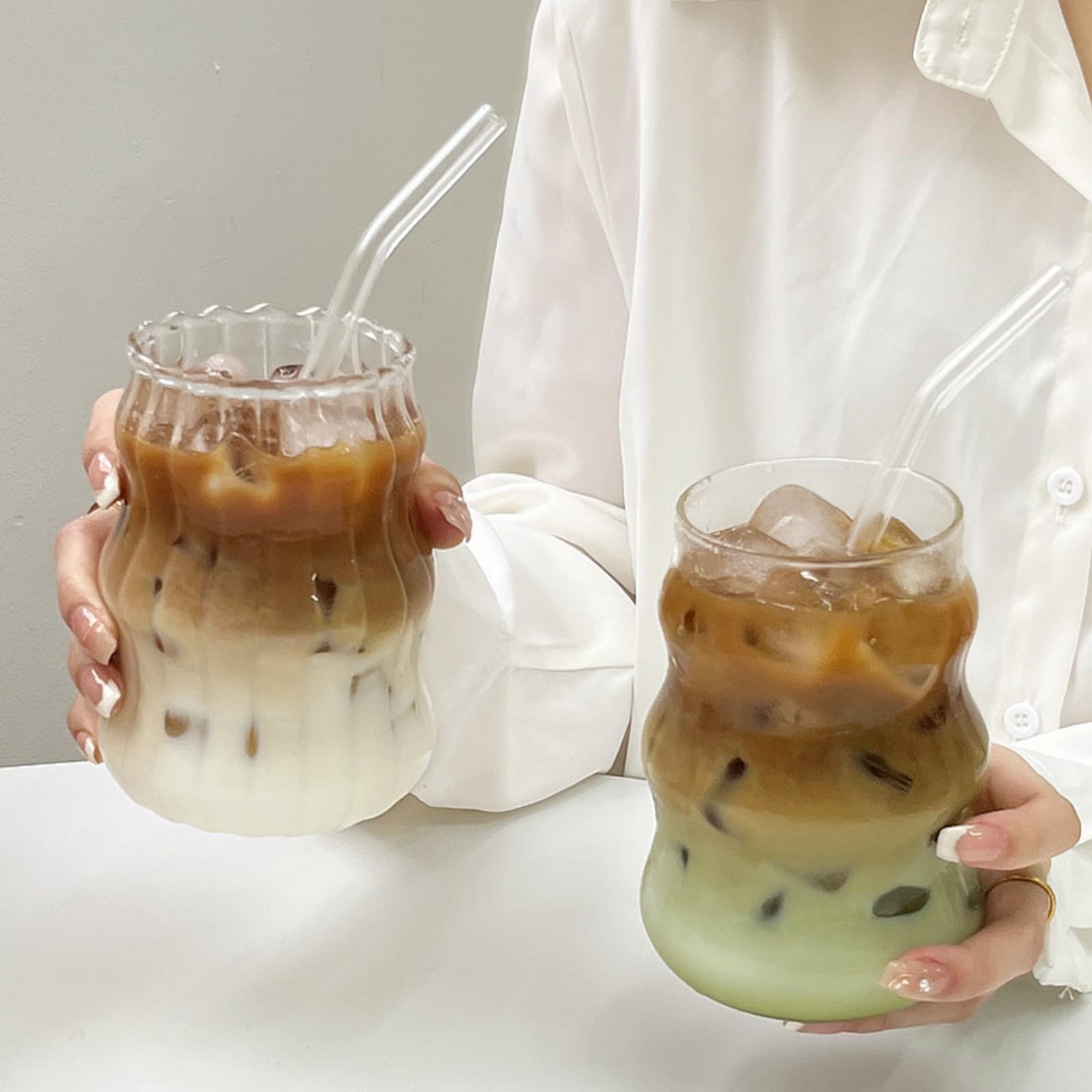 Copa Nirvany para zumos y bebidas, 18oz, transparencia cristalina.