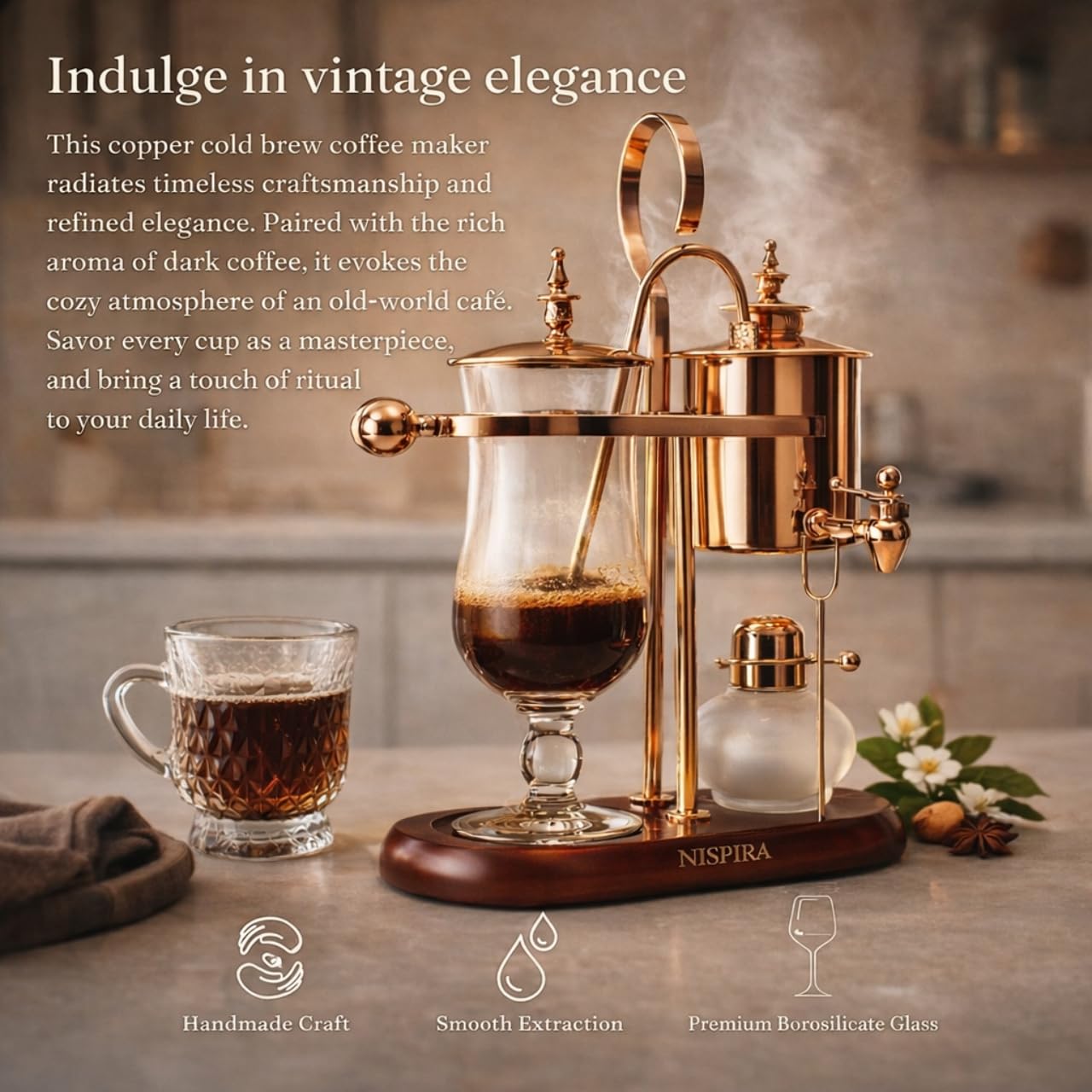 Diseño elegante de Sifón Balance Nispira para cocina contemporánea