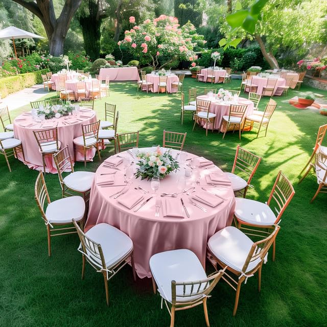 Mantel plástico rosa Niuara para fiestas desechables, ideal para eventos limpios y coloridos