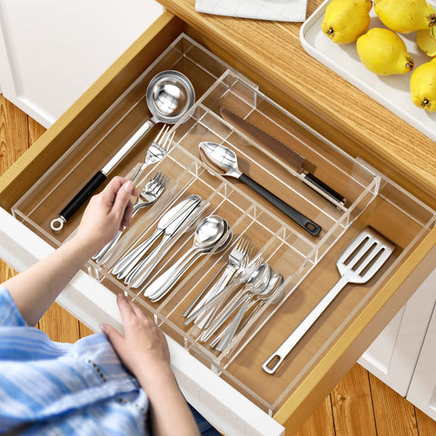 Ajuste de anchura de 30 a 58 cm para cajones variados.