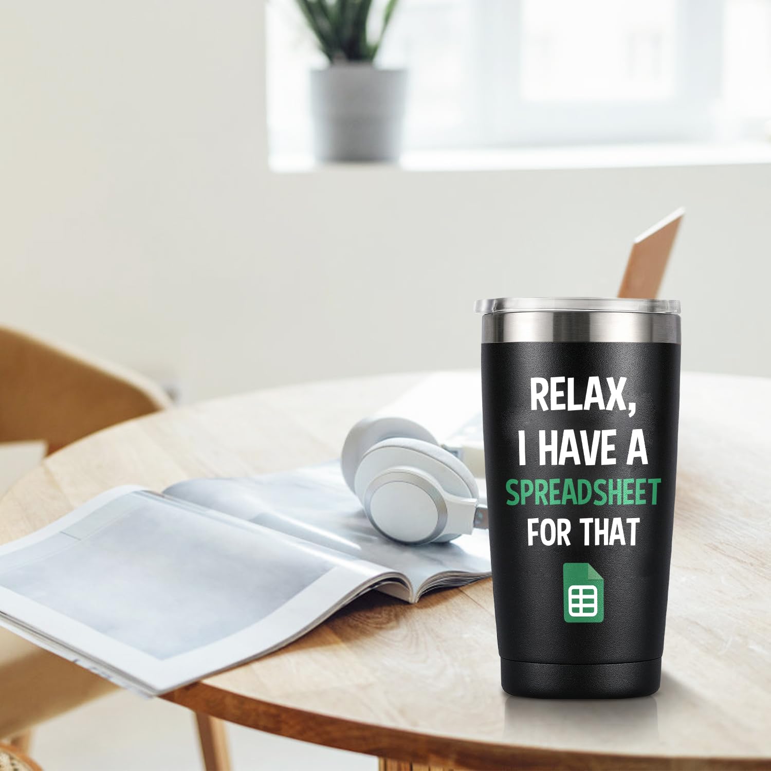 NIUHILEA Taza con aislamiento de doble pared mantiene bebidas a temperatura.
