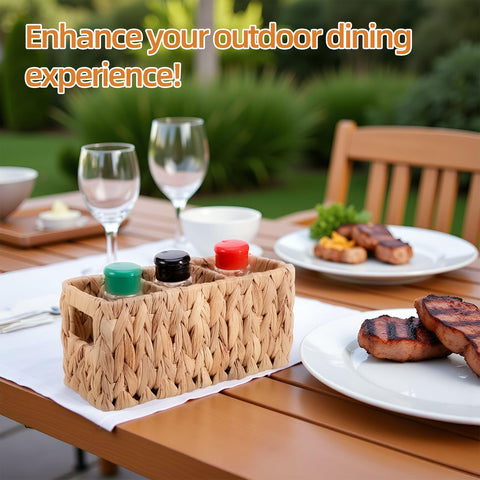 Niuirt cesto regalo práctico para cocina o excursión al aire libre